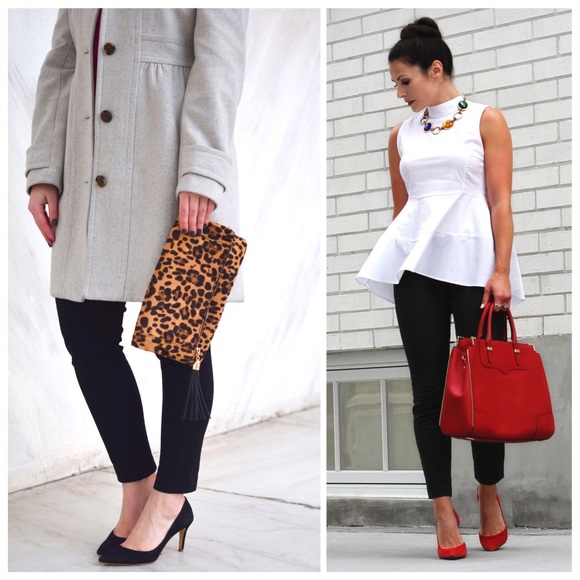 J. Crew Pants - j. crew // minnie pants black crop cotton capri